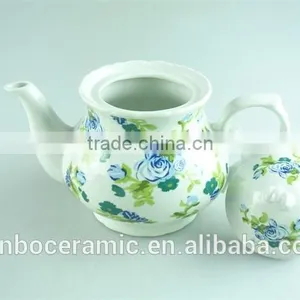 2015 Lastest Design Stock Ceramic Round Water Bottle, Colorful Decorating Teapot thumbnail-3