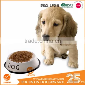 Carbon Steel With Powder Coated Food/Water Serving Cat Dog Feed Pet Bowl thumbnail-1