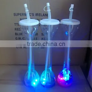 LED Light Yard Cup Drinking Straw for Plastic Drinking Straw Sluch Yard Cup thumbnail-1