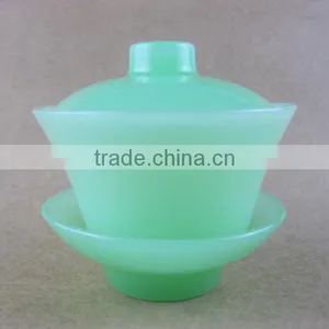 Jade Expected of the Glass Cup Glass Cup With Saucer , Tableware , Glass Tea Cup , Glassware thumbnail-1