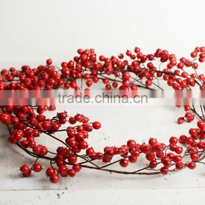 6' Long Plastic Berry Garland thumbnail-3