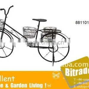 Classical Metal Bicycle Plant Holder thumbnail-1