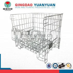 Wire Logistics Wiremesh Metal Wire Mesh Container Storage Cage thumbnail-1