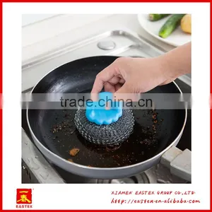 Plastic PP and Steel Wire Made Pan Cleaning Brush thumbnail-1