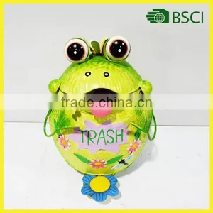 Funny Indoor Iron Garbage Decoration With Pedal for Home thumbnail-1