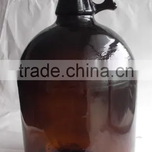 3L Premium Burgundy Glass Wine Bottle thumbnail-1