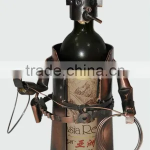 Wine Racks Display Stand Iron Art Craft thumbnail-1