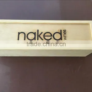 Red Wine Box Cheap Wooden Wine Boxes Pine Wood Wine Boxes thumbnail-3