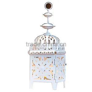 Morocco Style Iron Candlestick Candle Wedding Photography Props Decorations Valentine Decoration Candle Holders thumbnail-2