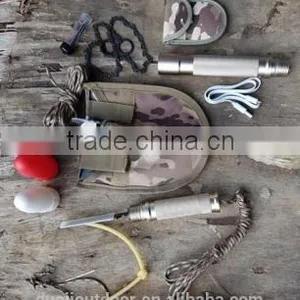 Sturdy Outdoor Emergency Gear With Shovel Hammer Knife Flashlight Fire Starter thumbnail-3