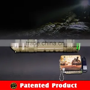Glare Light Camping&Hiking Flashlight 18650 Led Aerospace Alluminium Alloy Warning Light Emergency Torch thumbnail-1