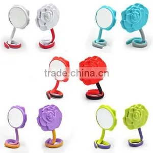Flexible Rose Shape Makeup Mirror thumbnail-1