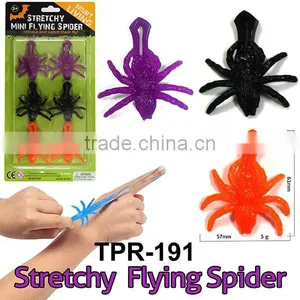 Soft Plastic TPR Stretchy Flying Spider Toys thumbnail-1