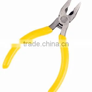 5.5'' Yellow Handle Mini Comnination Pliers thumbnail-1