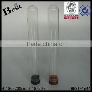 Wholesale 20ml Round Bottom Glass Clear Test Tube With Plastic Cork thumbnail-5