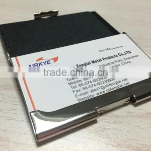 High Quanlity Stainless Steel Metal Business Card Holder thumbnail-4