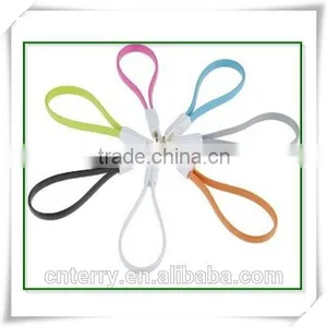 Popular Fabric Micro Magnetic Usd Cable for IPhone and Samsung thumbnail-1