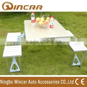 Aluminum Material Folding Dining Table Convience To Carry thumbnail-1