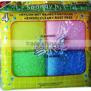 Kitchen Fast Cleaning PU Sponge Scouring Pad, Skin Friendly Sponge Scouring Scrubber thumbnail-1