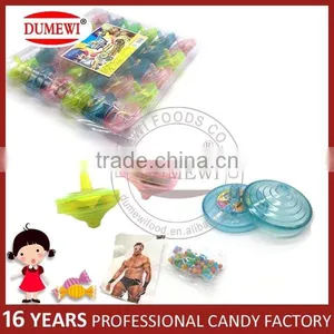 Tattoo Gift Spinning Top Candy Toy Gyro Kids Toys thumbnail-1