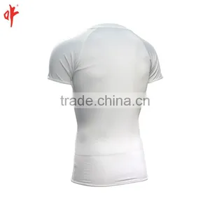 Men's Cool Dry Sport Wear Compression Reversible Baselayer Short Sleeves Baselayer T Shirts thumbnail-3
