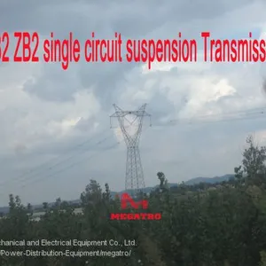 MEGATRO 500KV 5B2 ZB2 Single Circuit Suspension Transmission Tower thumbnail-4