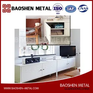 Metal TV Stand Multipurpose Storage Console Sideboard Buffet Table thumbnail-4