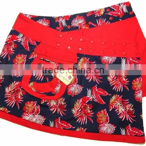 New Design Lady Chilly Grapes Wrap Skirt- Reversible- Wholesale thumbnail-1