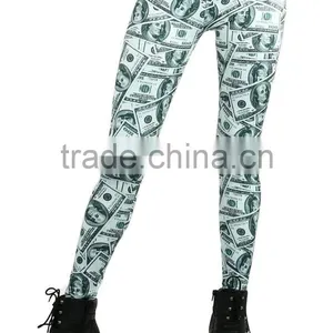 MGOO Cute Girls Active Leggings For Sport Running High Waist Lycra 95% Polyester 5% Spandex Low Minimum Leggings thumbnail-3