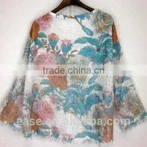 OEM Production in China Sweater Viscose Sweater Big Size Mama Sweater thumbnail-1