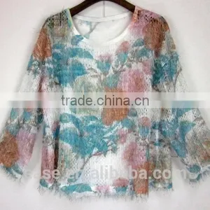OEM Production in China Sweater Viscose Sweater Big Size Mama Sweater thumbnail-2