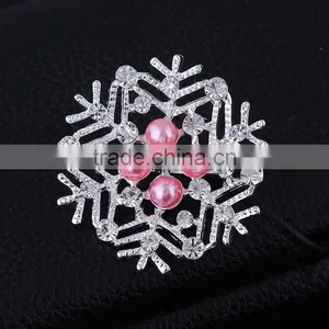 F20041N New Design Christmas Snow Brooch Pins Fancy Frooch Pins thumbnail-2