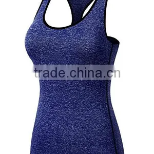 Slub 85% Polyester 15% Spandex Womens Dry Fit Tank Top thumbnail-2