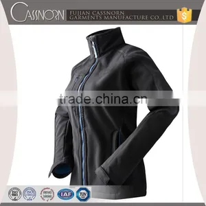 Cool Black Camping Sport Softshell Jacket for Women thumbnail-1