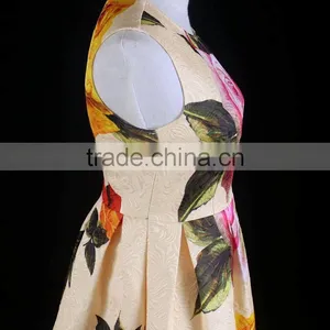 High Quality Summer Girl Dress Family Matching Outfits Mommy And Me Printed Dress Mother And Daughter Matching Dresses thumbnail-4