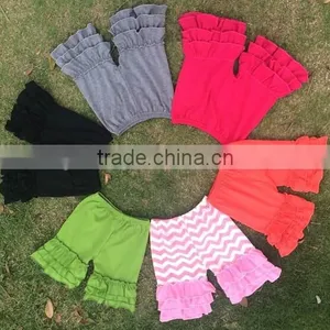 Girls Ruffle Shorts Persnickety Red Sequin Cotton Short thumbnail-3