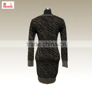 Basic Sweater 90%Viscose 10%Lurex Hot Sale Sweater thumbnail-2