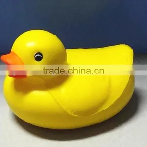 Anti-stress PU Duck Toy Promotion Gift 3D PU Foam Stress Ball Xute Animal Shape Ball thumbnail-1