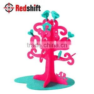 3D Felt Set DIY Puzzle Dove Jewelry Holder 3D Felt Puzzle thumbnail-2