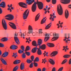 Newest Burnout Velvet for Home Textile thumbnail-4
