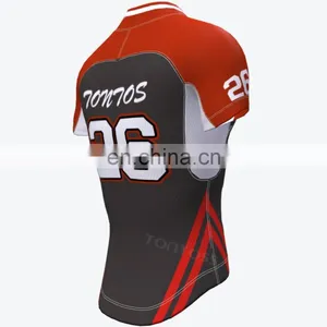 New Design Blank Sublimation Wholesale Women Rugby Jerseys thumbnail-5