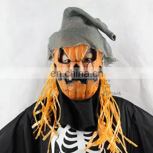 Latex Pumpkin Party Halloween Mask thumbnail-1