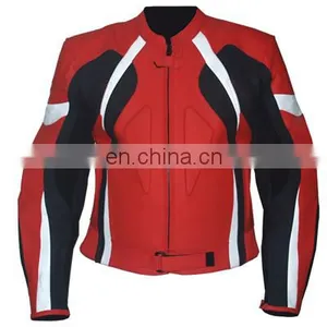 Men Leather Motorcycle Jacket,Gents Racer Jacket, thumbnail-1