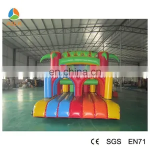2015 Summer Mew Style Inflatable Funland With Jumping Bouncer And Slide thumbnail-5