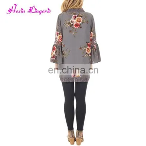 High Quality Kimono Lace Patchwork Cover Up Chiffon Long Women 2017 Bulk Cardigans thumbnail-3