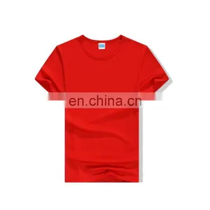 Polyester Round Neck T-shirt Custom Fast Dry Tshirt thumbnail-2