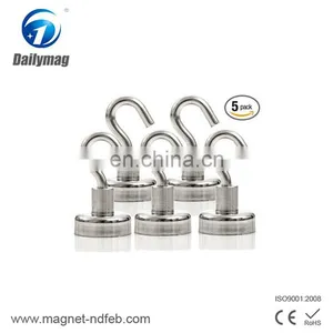 High Quality Rare Earth Neodymium Pot Magnetic Hooks Dailymag thumbnail-1