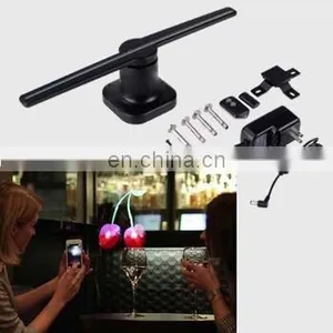 Factory Wifi Hologram Projector 3d Hologram Fan Holographic Fan Commercial Advertising Player 3d Images With LED thumbnail-1