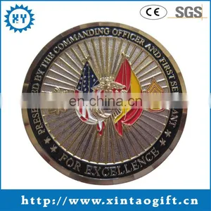 Custom Design Metal Rolled Edge Souvenir Coin thumbnail-1