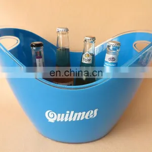 High Quality China Acrylic Champagne Ice Bucket With Handle thumbnail-2